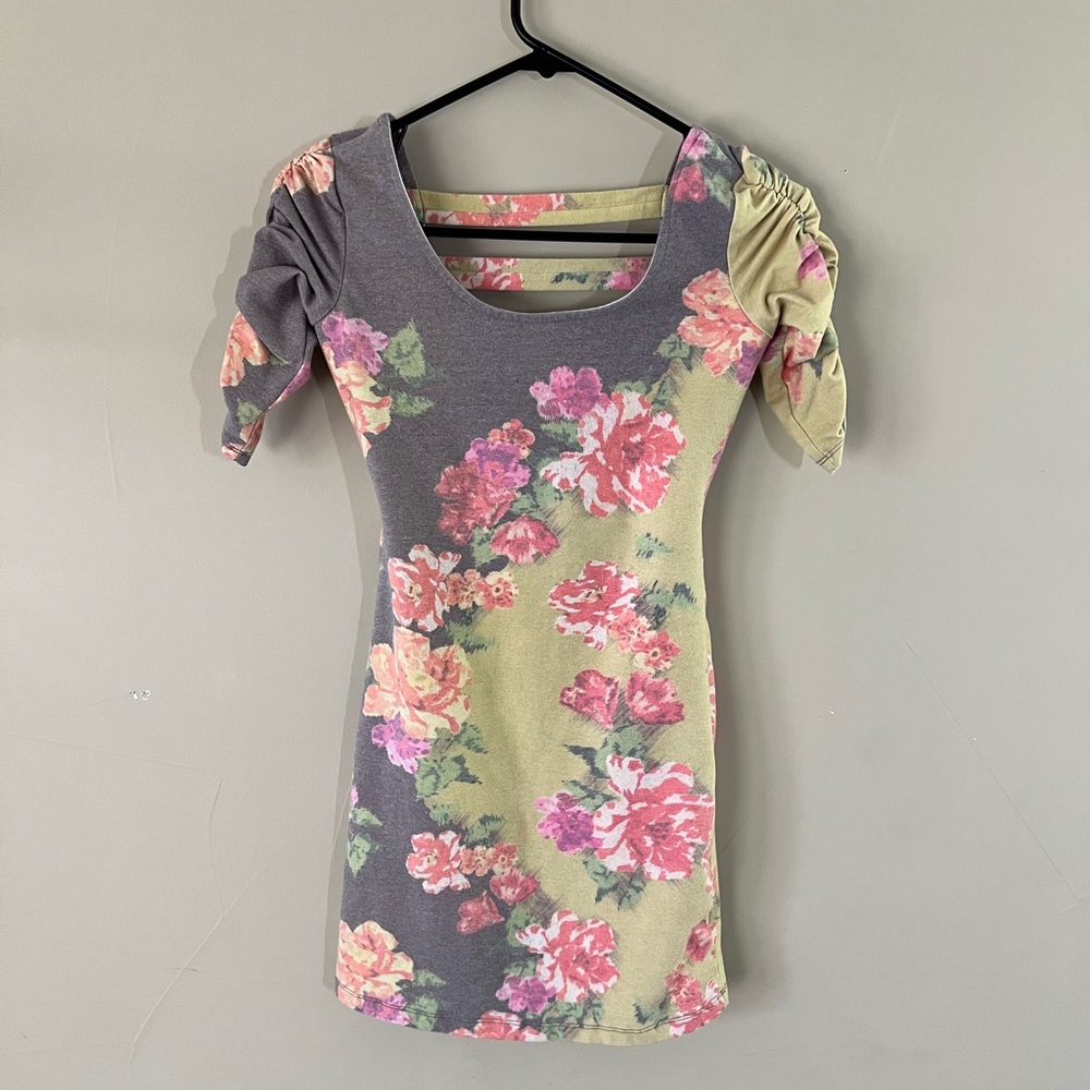 Billabong Floral Cutout Dress